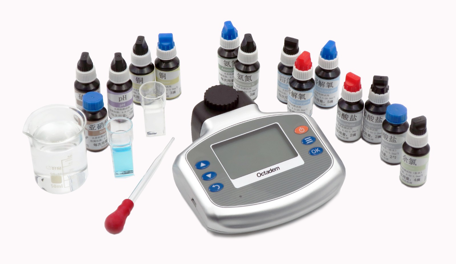 奧克丹? W-III型水質分析儀(新款海水養(yǎng)殖)